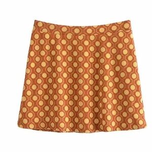 Zara Wool polka dot Mini Skirt Size Medium